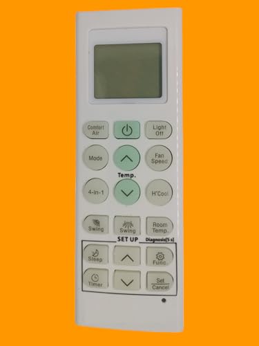 Image of Sanavya AC Remote Control - Compatible Replacement for Split & Window Air Conditioners - Replicates Genuine Remote Functions (AKB75415306 Model 36K)
