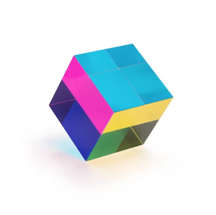 The Original CMY - Cubo de color degradado de 4 cm, juguete de escritorio único fabricado en Japón
