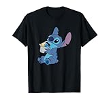 Disney Lilo & Stitch Cute Stitch Sparkling Ice Cream Poster T-Shirt