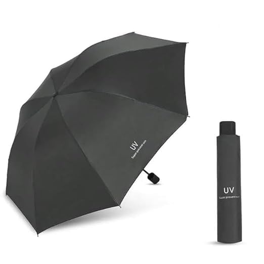 Automatic Open & Close UV Protection Windproof Umbrella | 3-Fold Heavy-Duty Sun | Water-Repellent Compact Travel Umbrella for Men & Women-image-38