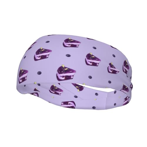 Blueberry Cake Bandeau de sport élastique pour activités de plein air