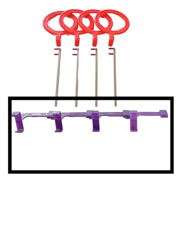 Digital x-ray Holders for Digital Dental Sensor, XCP Holder, Intraoral x-ray Holders. Compatible with K O D A K/Carestream for Digital Dental X-ray (Blue Pack of 04 Holders)