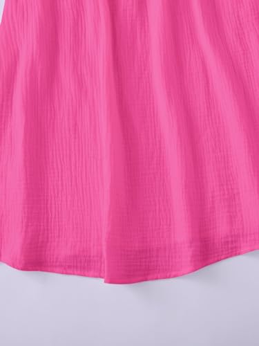 Image of SOLY HUX Women's Summer Cami Sun Dress A Line Tie Shoulder Y2k Cute Casual Short Mini Beach Babydoll Dresses