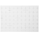 アンドエヌイー(&NE) カッティングボードシート nikii ホワイト 50枚入り 幅29cm×奥行き20cm まな板シート 日本製 使い捨て 紙製 抗菌 3cm角 目盛り クリアファイル付き 衛生的 雑菌・食中毒対策 汚れ・ニオイ移り・色移り防止 カット不要 大容量 NSE-183