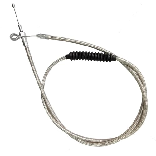 Kupplungszug Für Harley Für Davidson Für Road King 2009–2013 Motorradzubehör: 68 Zoll 170 cm Geflochtener Edelstahl-Kupplungszug