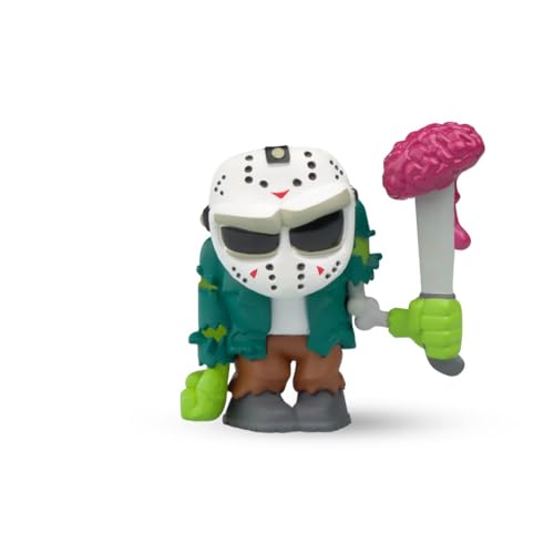 Triciclo Editores Ultrazombies Jazoomb| Muñecos Zombies Serie de Youtube | Figuras Coleccionables de Zombies | 2 Brillan en la Oscuridad y 2 Metalizados | para Niños y coleccionistas| Halloween