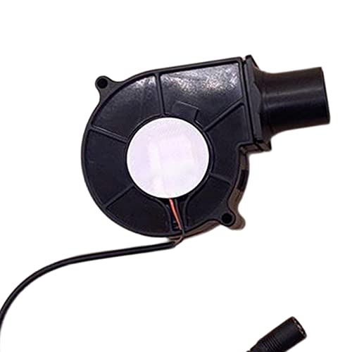 Image of 12V DC Barbecue Air Blower Fan with Speed Controller Mini Camping Fire Stove Fan Portable Grill Air Blower Compact Ventilation Fan for BBQ Wood Stove Outdoor Cooking Tool