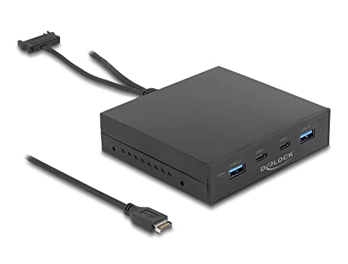 DeLOCK 3.5? USB 3.2 Gen 2 Front Panel 2 x USB Type-C + 2 x USB Typ-A