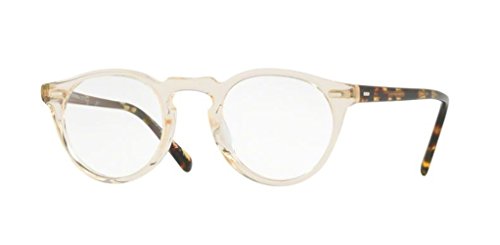 Oliver Peoples - Gregory Peck 45 5186 - Eyeglasses (BUFF, Clear)