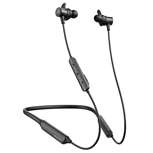 Dudios Bluetooth Headphones Neckband, apt-X Deep Bass Bluetooth Earbuds IPX7 Sweatproof Magnetic Wireless