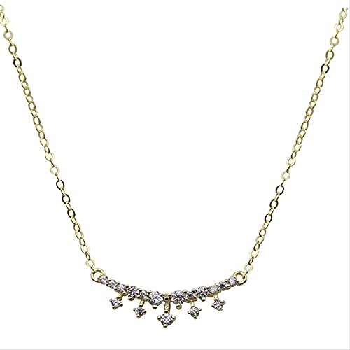 Collier couronne cristal pavé femme : chaîne clavicule et bijoux tendances