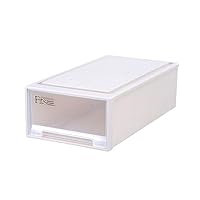天馬 収納ボックス フィッツケース 押入れ 幅39×奥行74×高さ23cm 収納ケース たわみにくい 衣装ケース 日本製 【色 カプチーノ】 【サイズ ロング】