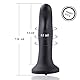 Hismith anal dildo 7,08Zoll G-Punkt anal plug,silikon dildo für sexmaschine mit KlicLok-System,6,5Länge zum Einführen 1,63Durchmesser,sexspielzeug für frauen mann