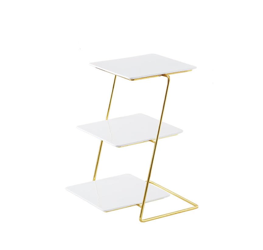 Luminexia Alzata Torta,Alzata Torta a 3 Piani Alzata per Torta Cupcake Stand di plastica,Supporto per Torta per Dolci,Accessorio casalinghi per Matrimoni,Feste,Cene,Compleanno,Baby Shower ECC.