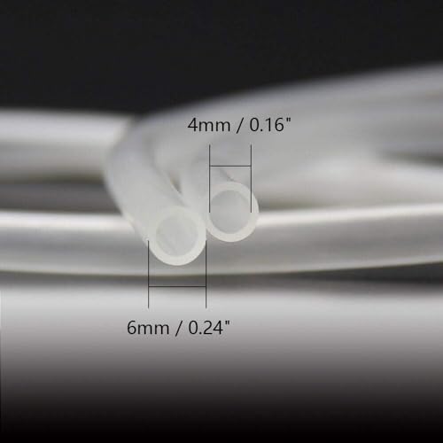Craftsboys 4 * 6mm (8M) Air Tube Soft Air Pump Hose, No Kinks Air Tube for Fish Tank Pond (8 Meter), Clear - Image 4