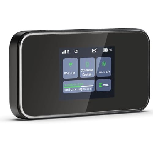 Anvil HL-873 5G MiFi Router - Secure Portable Travel Router with up to 1.6Gbps Connectivity Speed | 10hr Full Charge, Perfect for Remote Workers, Travellers & Digital Nomads.