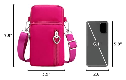 Bolso pequeño bandolera con correa para mujer miniatura 3