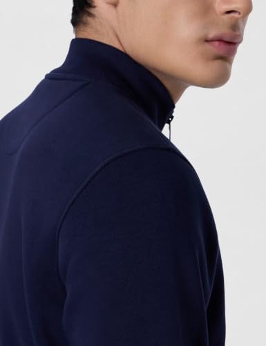 Image of Spykar Blended High Neck Full Sleeve Sweatshirt for Men