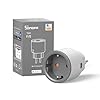 SONOFF S60TPF Presa Smart 16A 2.4G WIFI Intelligente Smart Plug with Timer, Power Statistics, Overload Protection, Voice Control, Compatible with Alexa, Google Home