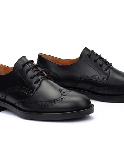 Flats Leather Puertollano for Woman Black4