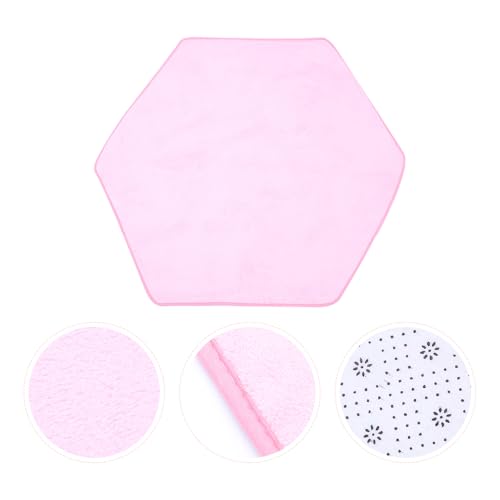 Tapis de jeu hexagonal en peluche, cadeau idéal pour bébé - 7