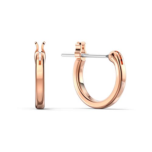 Swarovski Ginger Hoop Earrings, Rose Gold Tone Finish, Clear Crystals4