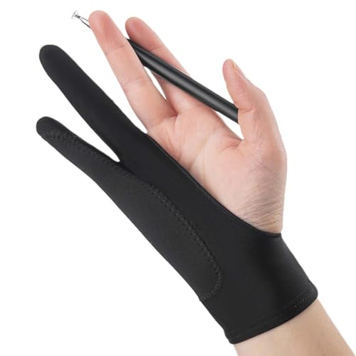 TABSIRAH Guante de Dibujo, Guantes de Arte antitacto, Guantes de Pintura Transpirables, Guantes de para Tableta, Dibujo gráfico, Pintura de bocetos, bocetos de Papel