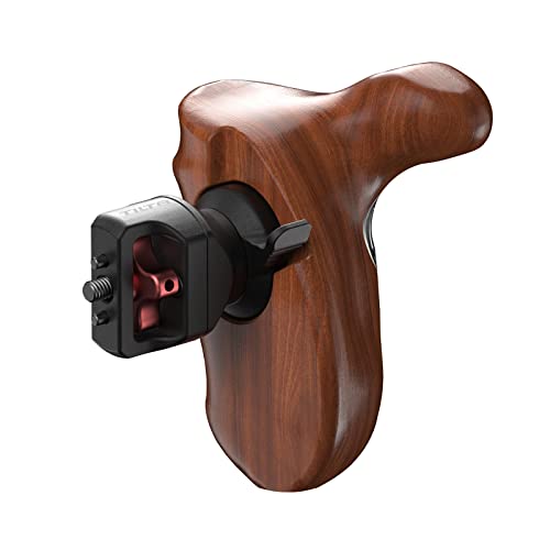 TILTA ���x�ȉE���̖ؐ��n���h�� 1/4 "�l�W�ƈʒu���߃s���t���A�J�����P�[�W�p�̒����\�Ȗؐ��O���b�v 1/4" �l�W�ƈʒu���߃s���t���}�E���g TA-AWH11-R-B