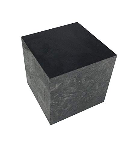 OTOOLWORLD 99.9% Purity Graphite Ingot Block EDM Graphite Plate Milling Surface (50MMx50MMx50MM)