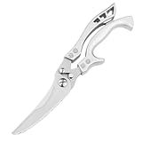 Trinciapollo In Acciaio Inox, Forbici Da Cucina Professionali Con Blocco Di Sicurezza | A Molla, Ideali Per Ossa Di Pollo, Carne, Tacchino, Pesce E Verdure, Lavabili In Lavastoviglie