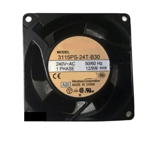 Ventilateur de refroidissement 3115PS-24T-B30 AC 240V 80mm pour boîtier électrique