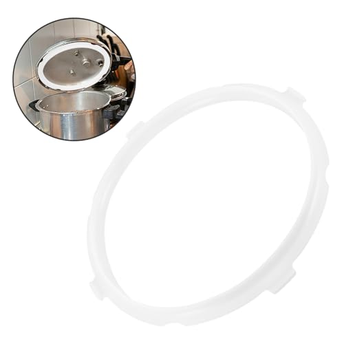 Anillo de sellado de silicona para olla a presión, repuesto blanco, resistente a altas temperaturas, ajuste perfecto para cocina doméstica, vida útil prolongada, accesorio compacto para mantenimiento miniatura 4