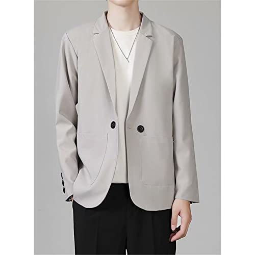 Men's Casual Suit Spring and Autumn Fashion Simple Business Slim Long-Sleeved Suit3