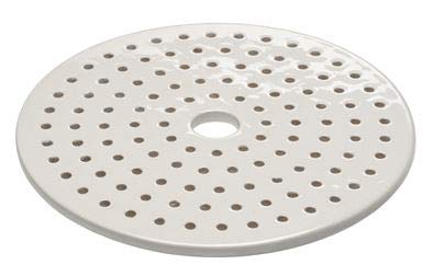 Porcelain Dessicator Plate, 23; Porcelain Dessicator Plate, 230mm, Perforated, with Center Hole