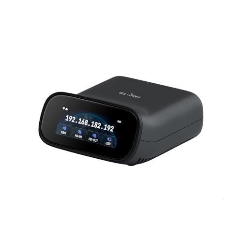 GL.iNet Comet Pro (GL-RM10) Remote KVM Over Wi-Fi, Dual Band Wi-Fi 6, 4K@30FPS Passthrough,