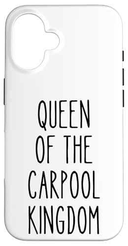 Compartir Coche Reina Gracioso Crianza Momlife Familia Humor Mamá Carcasa para iPhone 16