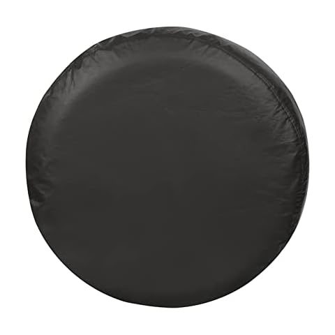 Explore Land 30-33 Inch Spare Tyre Cover Fit Trailer, RV, SUV, Truck, Tough Vinyl Tire Wheel Soft Cover, Black (Fits Entire Wheel size 30"-33") Cover