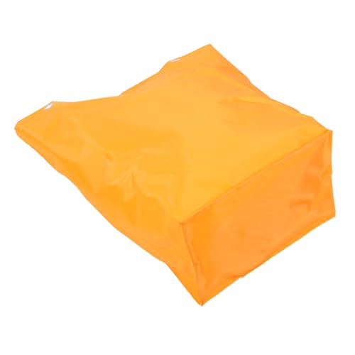 VILLFUL Clean Car Bag Janitorial Cleaning Bag Janitorial Bags Replacement Janitorial Supply Cleaning Cart Bags Housekeeping Cart Bag Cleaning Supply Replacement Cleaning Bag Yellow Canvas