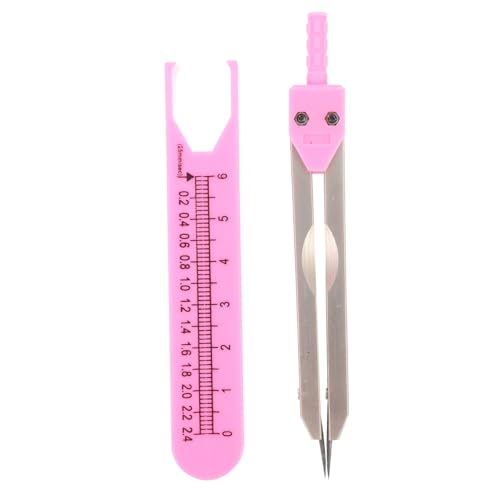 Gogogmee Caliper Calipers Electrocardiogram Measuring Tool Storage Case Medical Division Scale for Students