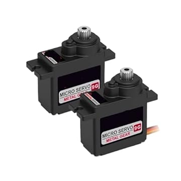 B11DLS 9g potenziato ingranaggio in metallo 2.8KG 0.1s mini servomotore digitale con telecomando a coppia elevata(B11DLS JR x2pcs)