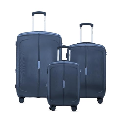Image of IZOD Mateo 3 Piece Expandable Hardside Luggage Set, Navy