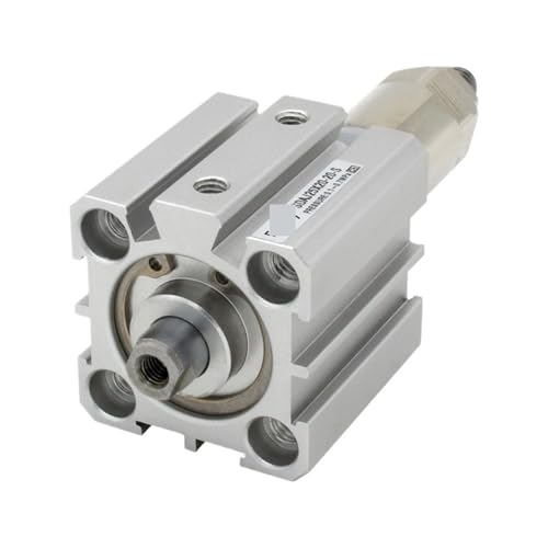 Vérin pneumatique compact double effet SDAJ25 alésage 25mm course réglable - 5