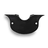Armaturenblech passend für Simson Schwalbe KR51/1 & KR51/2 – Stahlblech schwarz pulverbeschichtet – glänzend oder matt – Cockpitabdeckung/Tachoblech (Schwarz Glanz)