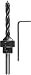 Produktbild kwb Holzspiralbohrer Ø 3,0 mm mit Senker und Tiefenstop 513103 (CV-Stahl, individuell einstellbar)