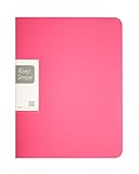 Shuter 60-Pocket A4 Protector Presentation Book,120-Page Capacity,Available for Report Sheets,Artworks,Music Sheets,Clippings (Rose Red)