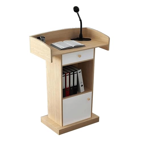 Moderner Notenständer aus Holz mit Bodenstütze für Kirchen & Empfänge Geräumiges Design Höhenverstellbar für Aufführungen & Veranstaltungen