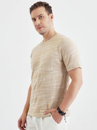 Image of Pivl Men's Summer Striped Style Trendy t Shirt