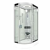 dampfdusche in bestehende dusche einbauen Dampfdusche, Duschkabine, Sauna Farbe der Rückwande Weiß, die Scheiben der Front sind transparent