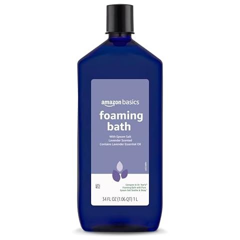 Amazon Basics Lavender Foaming Bath Cover
