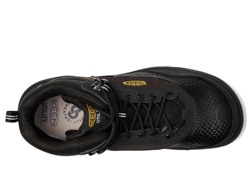 KEEN Utility Men's Stronglite 6" Waterproof Boot (Comp Toe) Work, Black/Black, 12 Wide2